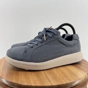 Strive‎ Dakota Blue Leather Sneakers Walking Shoes Comfort Casual Women's Sz 8.5